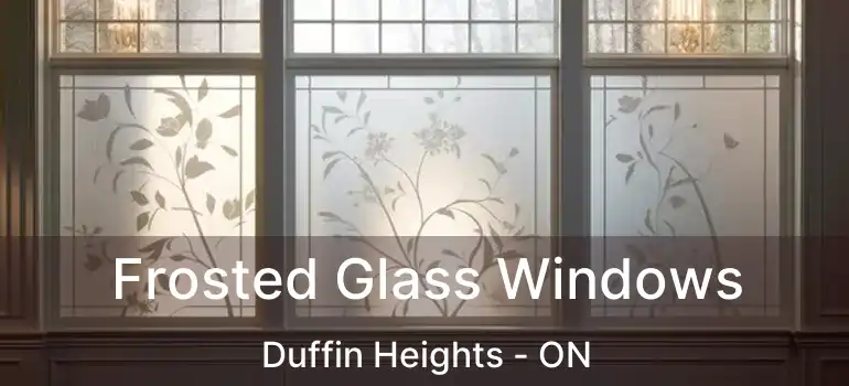  Frosted Glass Windows Duffin Heights - ON