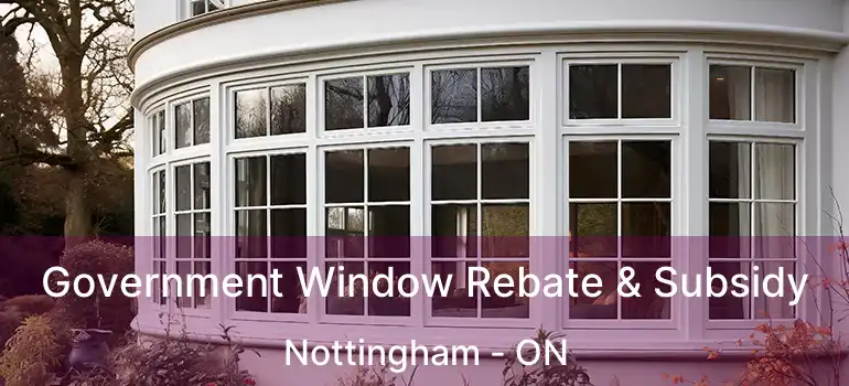  Government Window Rebate & Subsidy Nottingham - ON
