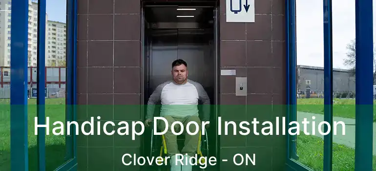  Handicap Door Installation Clover Ridge - ON