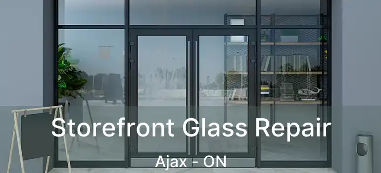  Storefront Glass Repair Ajax - ON