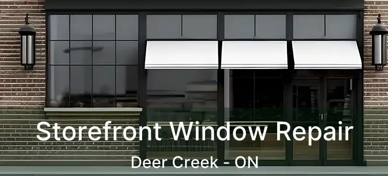  Storefront Window Repair Deer Creek - ON