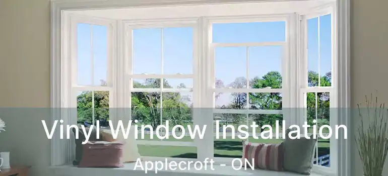  Vinyl Window Installation Applecroft - ON