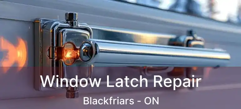  Window Latch Repair Blackfriars - ON